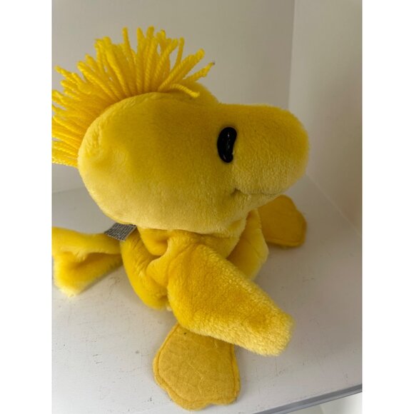 Applause Woodstock Yellow Plush Stuffed puppet  Toy 8" Peanuts Snoopy Gang Soft - Picture 2 of 5